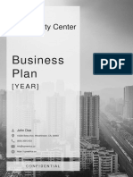 Community Center Business Plan Example