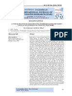 A Comparative Study To Assess The Level of Depression Among The Elderly Living in Old Age Homes and Community, Puducherry