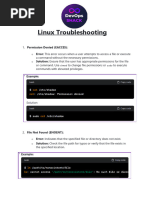 Linux Troubleshooting Notes