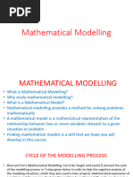 Mathematical Modelling PDF