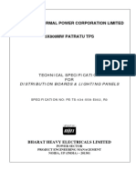 BHEL - Technical Specification AC Distribution Boards