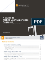 Guide To Mobile UX Research