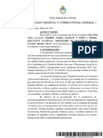 Fallo de Casanello Sobre Protocolo Antipiquete - 6 de Febrero de 2024