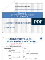 Chapitre 3-Les Instructions de Branchement Et Les boucles-ASD-ULS-2013-2014