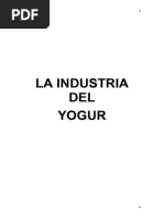 Monografia Industria Del Yogur