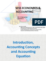 Intro, Accounting Conecpts and Equation