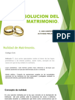 Disolucion Del Matrimonio Act. Preliminar