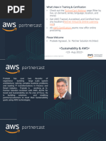 2022.08.23 - AWS PartnerCast - Sustainability