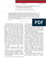 A Comparison of Differential Reinforcement Procedures For Treating Automatically Reinforced Behavior