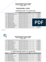 Resultado Final 1 Etapa Prova Objetiva