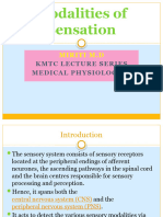 Modalities of Sensation