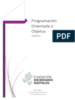 Módulo 6 - Programación Orientada A Objetos