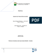 Practica 3. ENSAYO DE TRACCIÓN EN ACERO