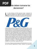 S2 - Caso Estructura Organizacional de P&G