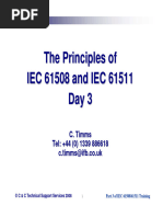 The Principles of IEC 61508 and IEC 61511 Day 3