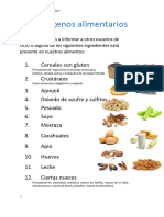 Tres Pasos para La Seguridad Alimentaria de Alérgenos Rev NTC