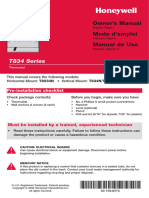 Datasheet Honeywell T834 Series