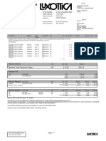 Luxottica France: N°de Facture Date Facture