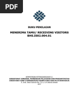 Menerima Tamu/ Receiving Visitors BHS - IS02.004.01: Buku Penilaian