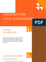 Geology For Civil Engineering