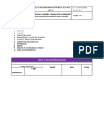 Procedimiento de Trabajo Seguro