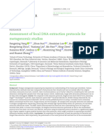 Assessment of Fecal DNA Extraction Protocols For