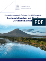 Lineamientos para La Elaboracion Del Manual de Gestion de Residuos y El Plan de Gestion de Residuos