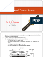 Design of Power Screw