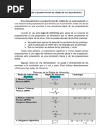 Parte II. Prueba Formal de Validez de Un Razonamiento