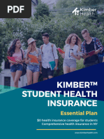 OPT EP Kimber Student Insurance Brochure