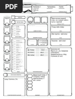 5E CharacterSheet Fillable