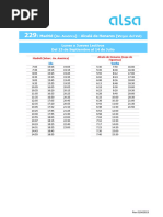 Horarios 229