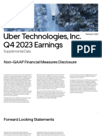 Uber Q4 23 Earnings Supplemental Data