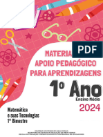 MAPA - EM - 1 Ano - MATEMATICA 2024