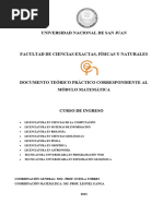 Cuadernillo Ingreso Matematica