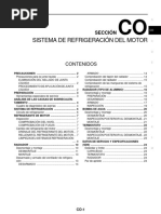 Sistema de Refrigeración Del Motor: Contenidos