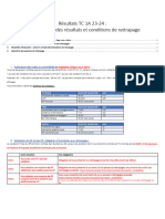 Résultats TC 1A 23-24 - Interprétation Des Résultats Et Conditions de Rattrapage