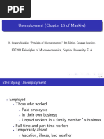 Unemployment (Chapter 15 of Mankiw) : IBE201 Principles of Macroeconomics, Sophia University FLA