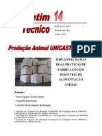 Implantação Das Boas Praticas de Fabricação em Indústria de Alimentação Animal