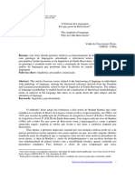 O Sintoma de Linguagem Por Que Gosto de Benveniste