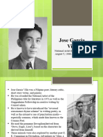 Jose Garcia Villa: National Artist For Literature 1973 August 5, 1908-February 7, 1997