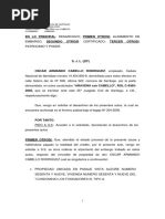 Alzamiento Embargo Propiedad Cabello 25º