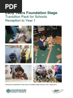 EYFS Transition Pack Schools