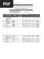 Gestión de Adquisisciones