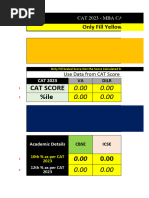 CAT 2023 Composite Score and Calls Predictor - Amiya