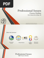 NEU Professional Issues - Course Outline