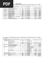 Program Schedule With Amount