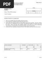 Biology Paper 3 HL