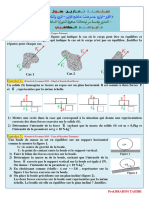 Exercices Equilibre Dun Solide Soumis A Deux Forces 3 Eme Annee College1