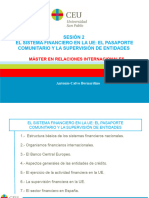 Sesión 2 - Sistema Financiero en La Ue - Pasaporte y Supervsión